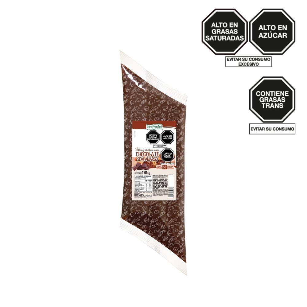 RELLENO Y COBERTURA BOM PRINCIPIO SABOR CHOCOLATE SEMI AMARGO X 1.01KG