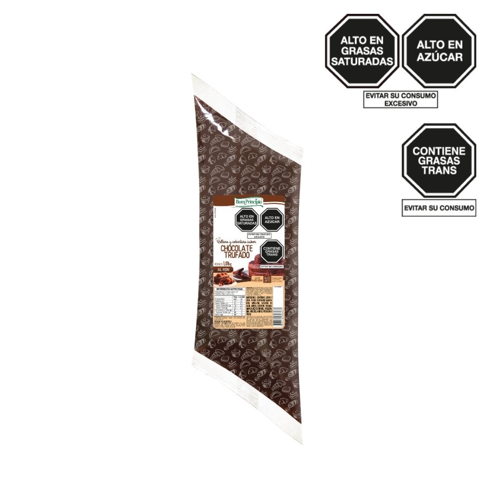 RELLENO Y COBERTURA BOM PRINCIPIO SABOR CHOCOLATE TRUFADO X 1.01KG