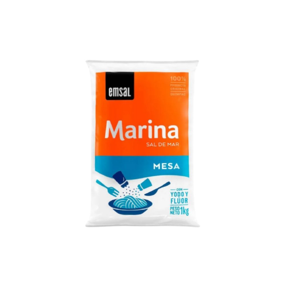 SAL MARINA EMSAL MESA BOLSA X 1KG