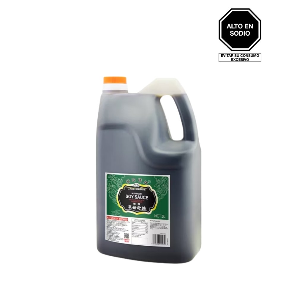 SALSA DE SOYA CON CHAMPIÑONES X 5 LT-JADE BRIDGE