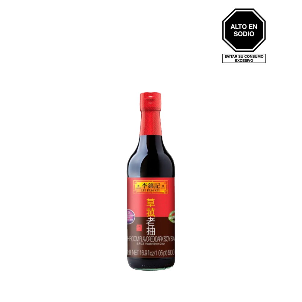 SALSA DE SOYA OSC.SAB.A CHAMPIÑONES LKK BT 500 ML