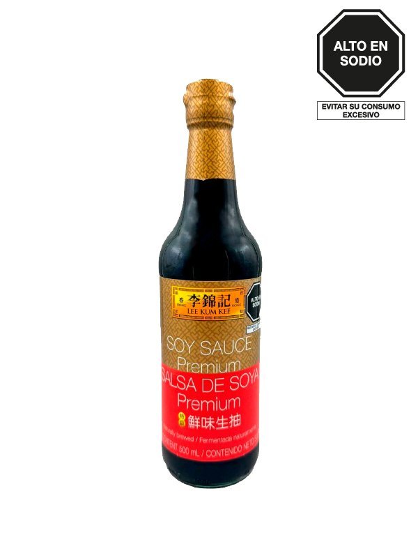 SALSA DE SOYA PREMIUM CLARA LKK BT 500 ML