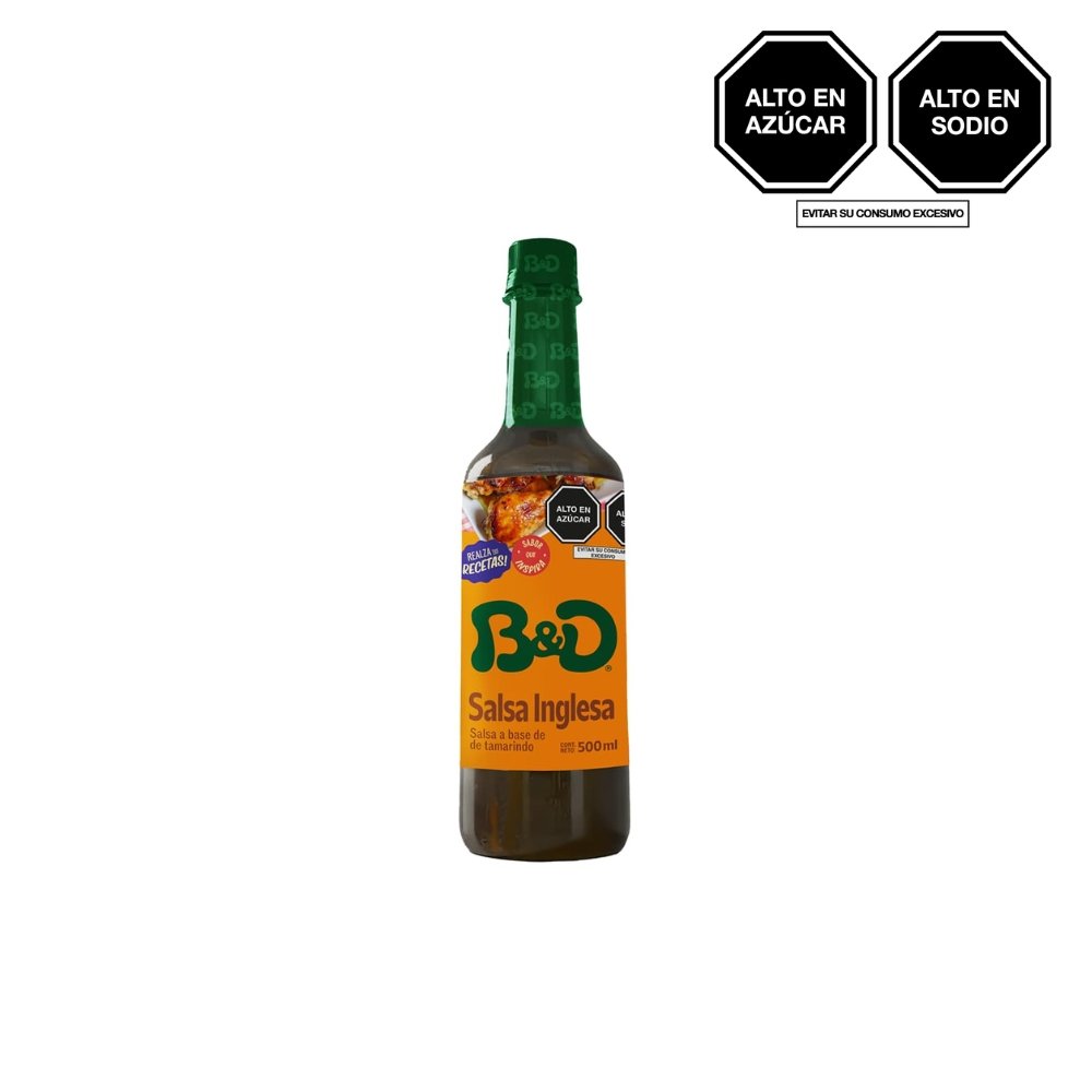 SALSA INGLESA B&D BOTELLA X 500 GR