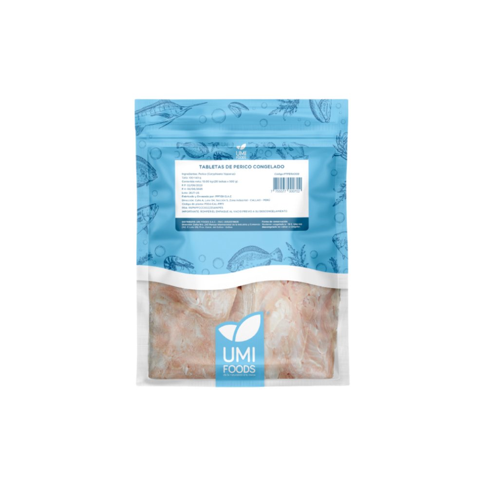 TABLETA DE PERICO CONGELADO BL 500G