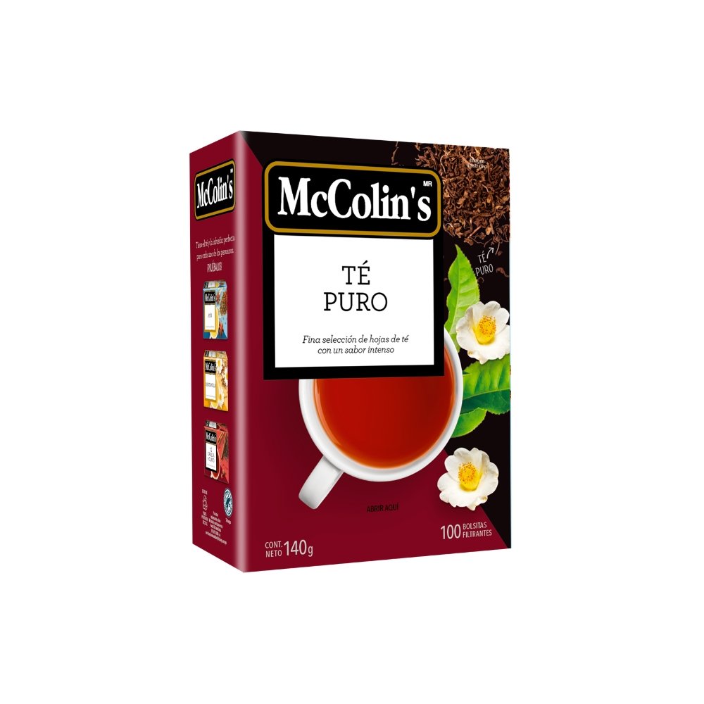 TE PURO MC COLINS CAJA X 100 SOBRES