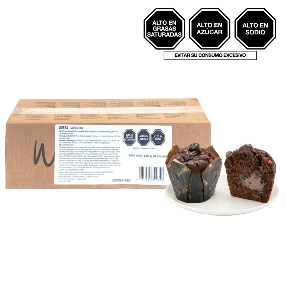TULIPE CHOC CONGELADO EUROPASTRY CAJA X 2.20 KG APROX