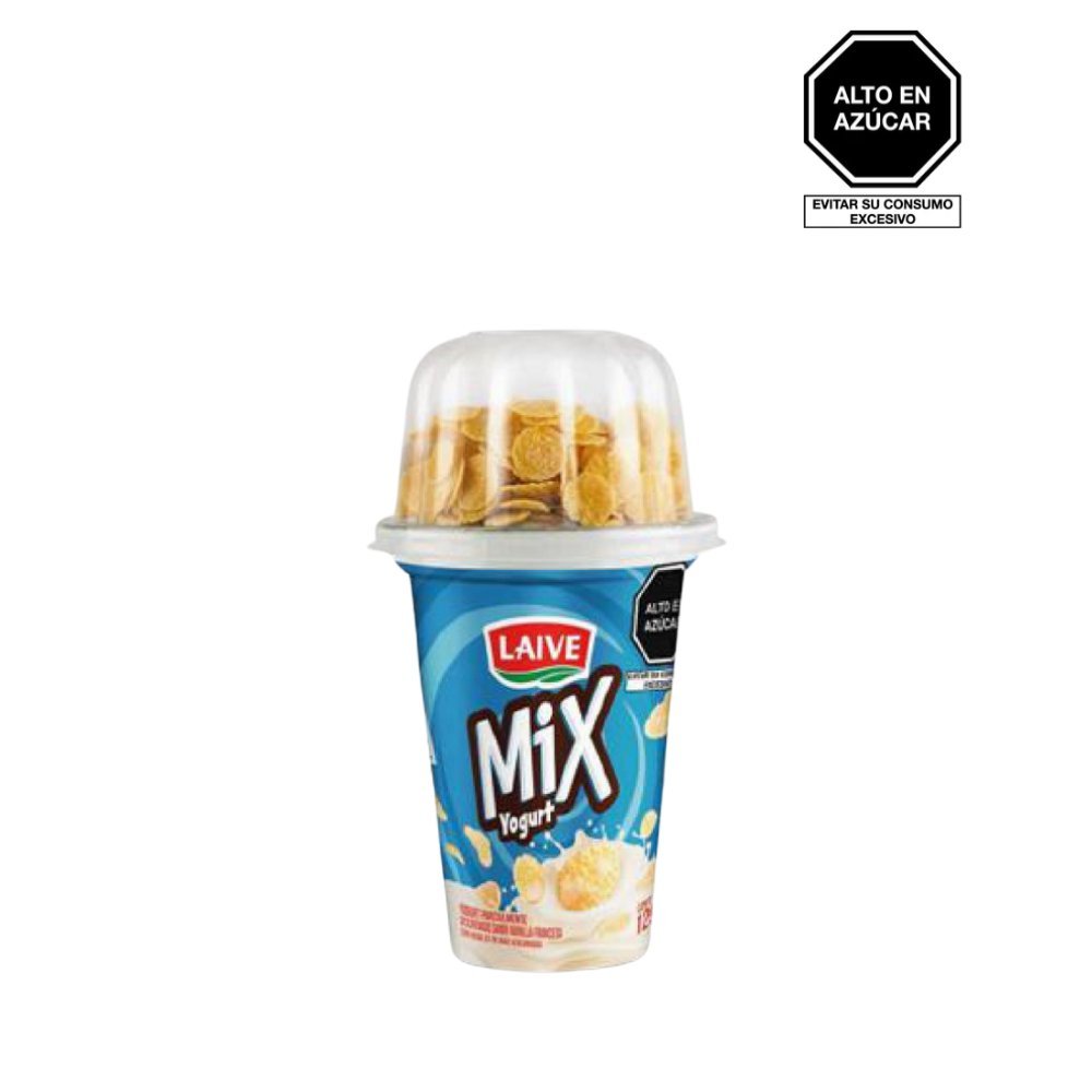 YOG LAIVE MIX VAINIL C/HOJ DE MAIZ AZUCAR VAS 125G