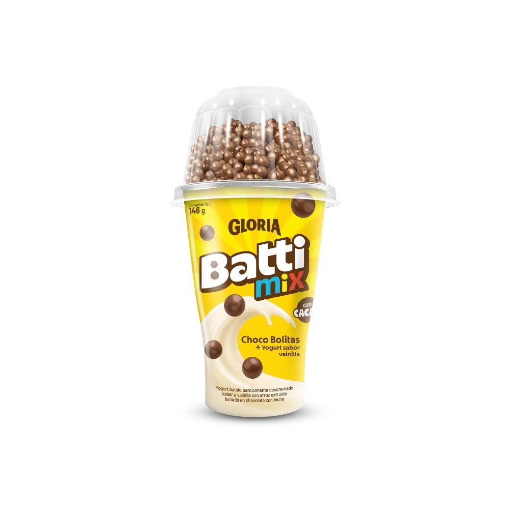 YOGURT BATTIMIX GLORIA SABOR VAINILLA C/CH X145GR