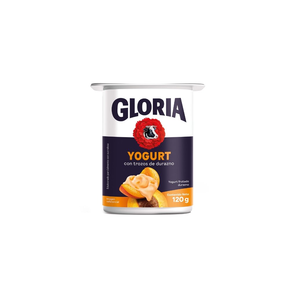 YOGURT FRUTADO GLORIA SABOR DURAZNO X 120GR