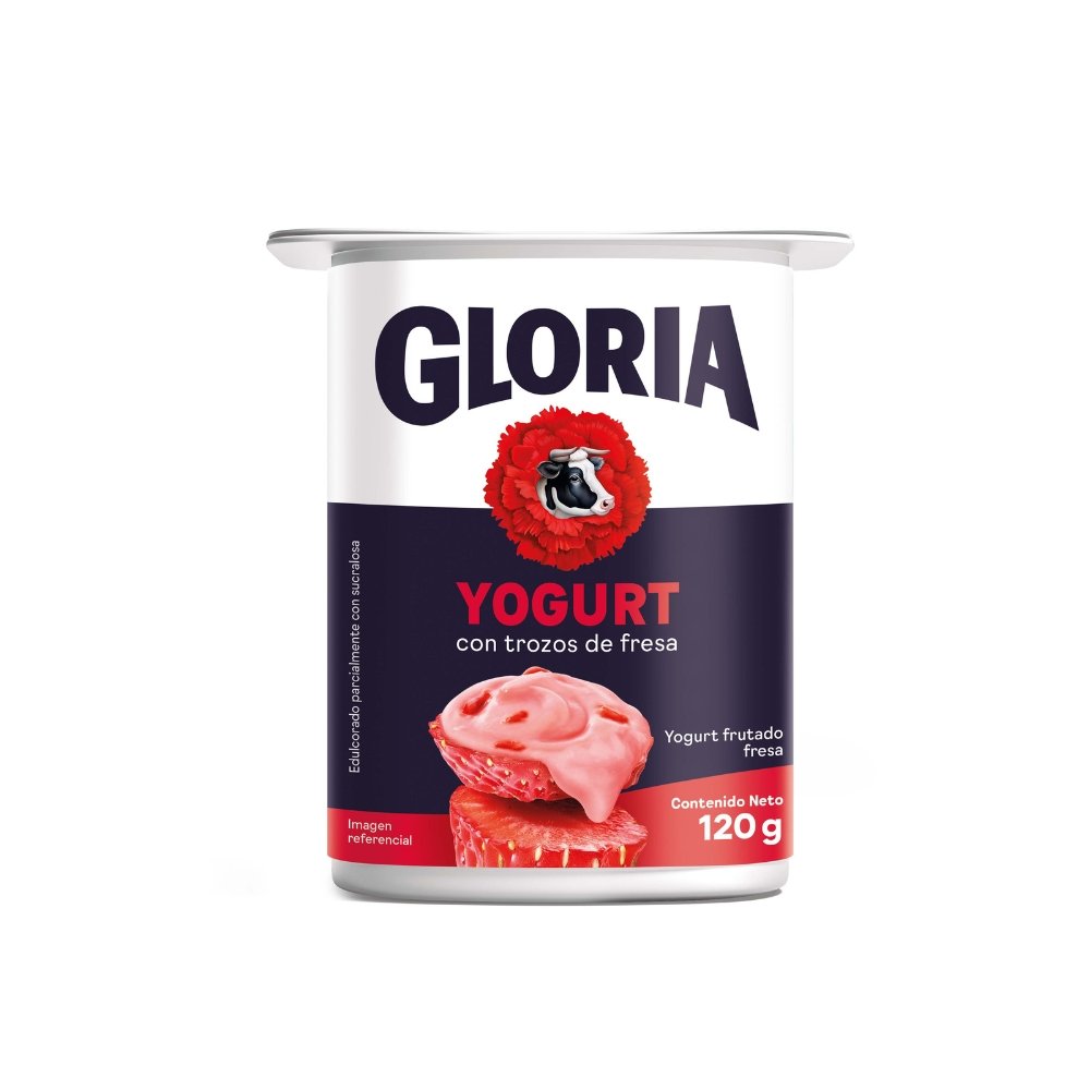 YOGURT FRUTADO GLORIA SABOR FRESA X 120GR