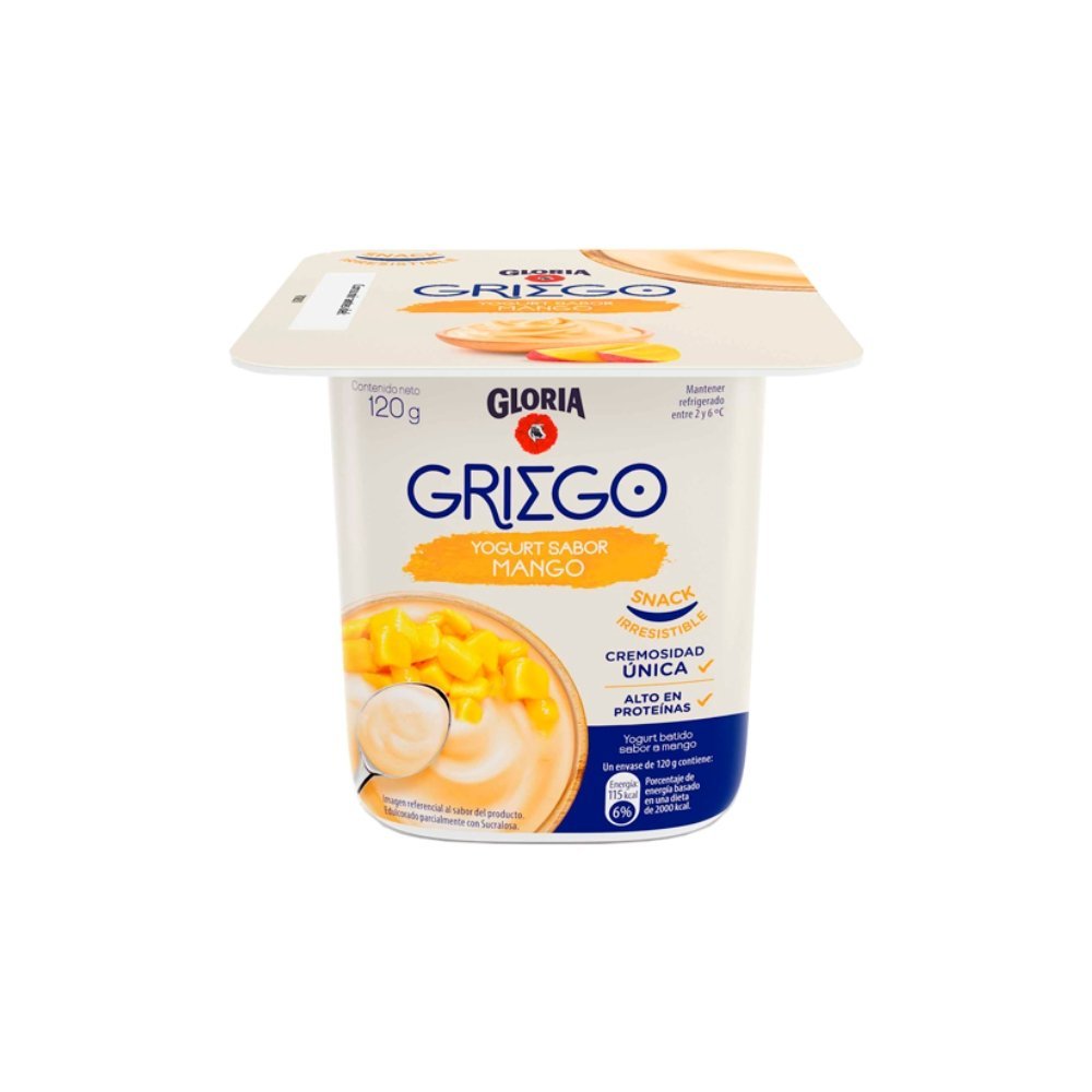 YOGURT GRIEGO GLORIA SABOR MANGO VASO X 120GR