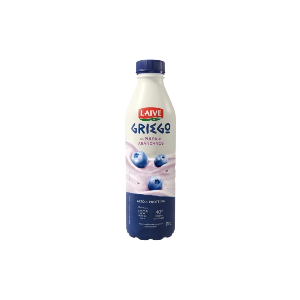 YOGURT GRIEGO LAIVE ARÁNDANOS BOTELLA 800G