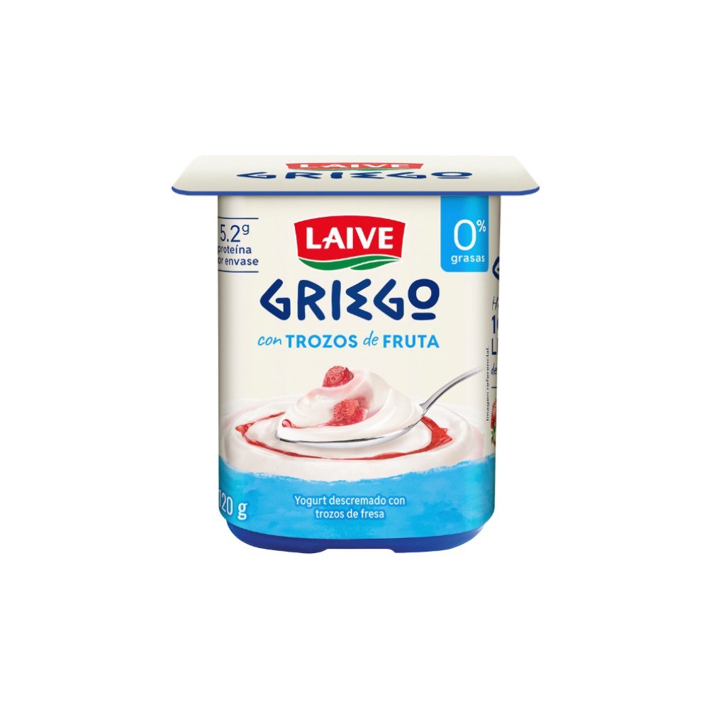 YOGURT GRIEGO LAIVE FRESA VASO 120G