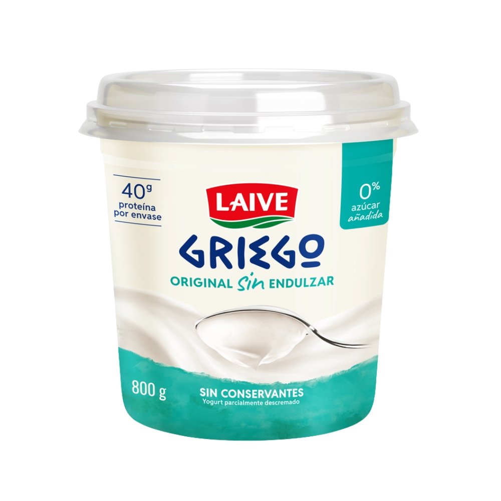 YOGURT LAIVE GRIEGO ORIG. SIN ENDULZAR POTE 800GR
