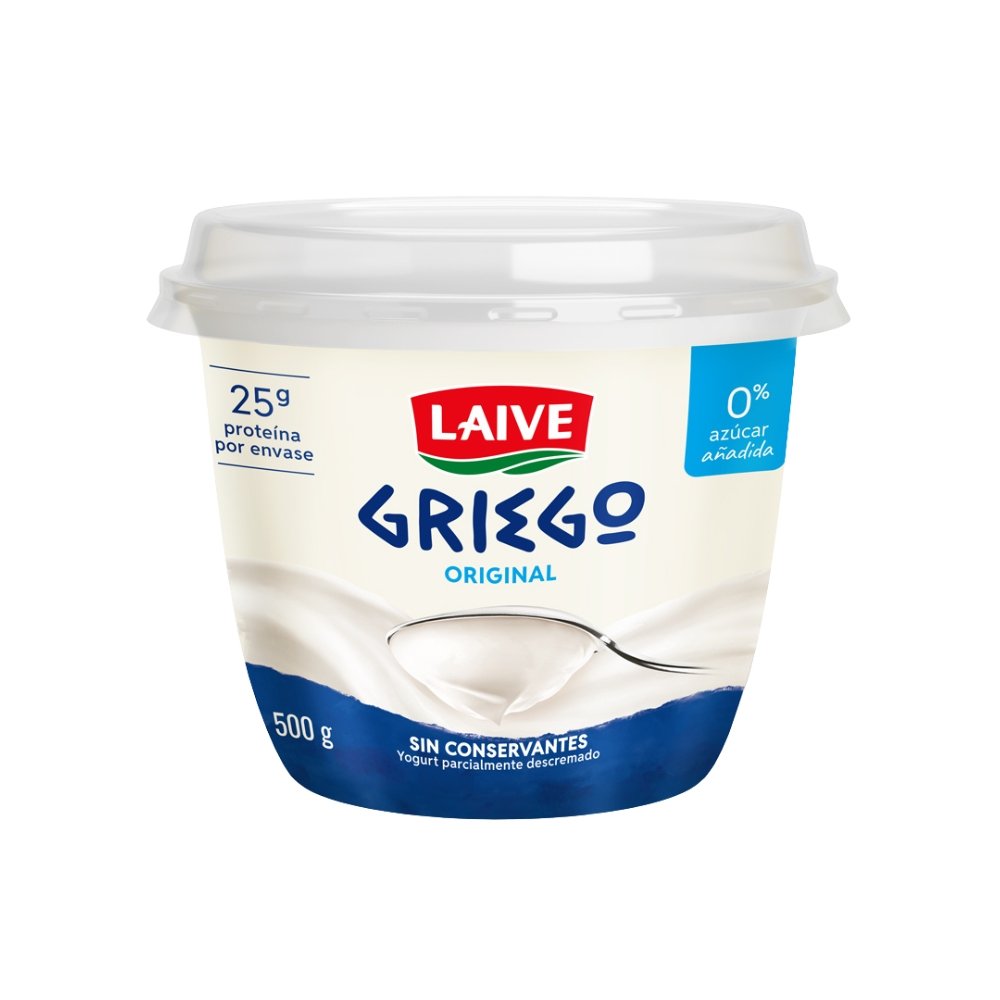 YOGURT LAIVE GRIEGO ORIGINAL ENDULZADO POTE 500 G