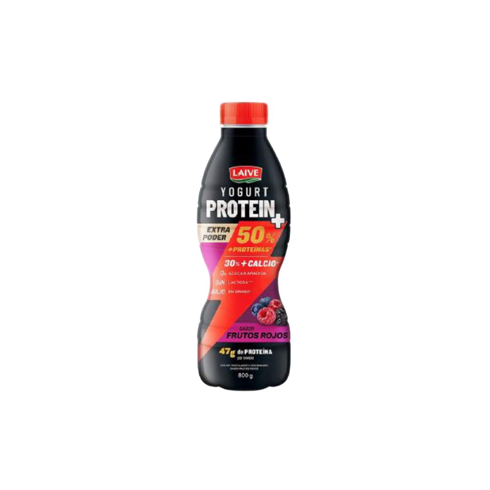 YOGURT LAIVE PROTEIN FRUTOS ROJOS BOT 800GR