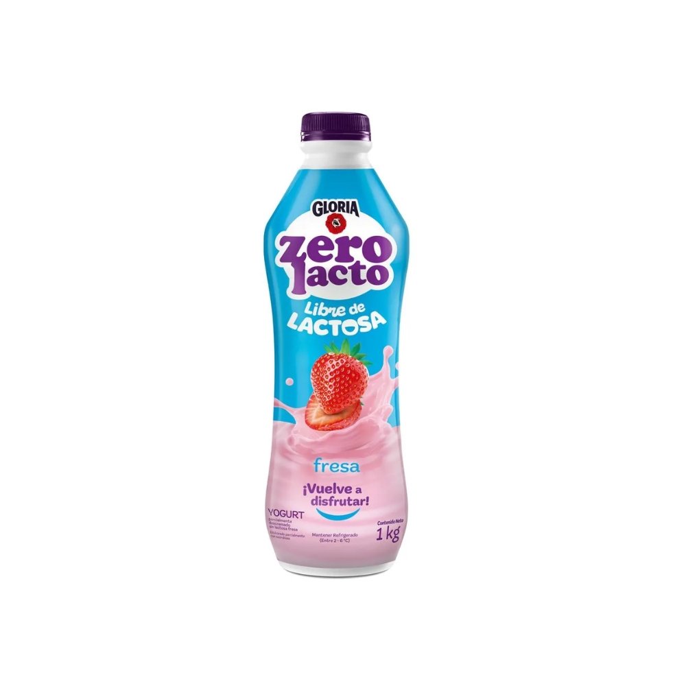 YOGURT PARC. DESLACTOSADO GLORIA SABOR FRESA X 1KG
