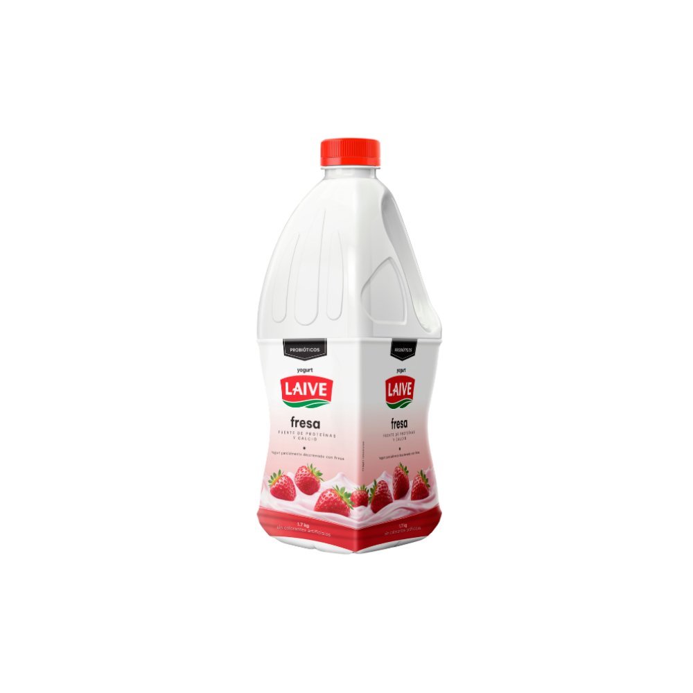 YOGURT PROBIOTICO LAIVE FRESA GALONERA 1.7KG