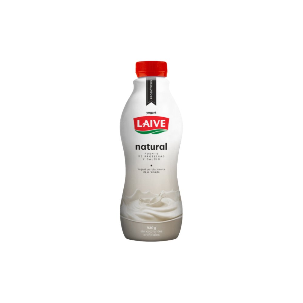 YOGURT PROBIOTICO LAIVE NATURAL BOTELLA 946 ML / 930 ML