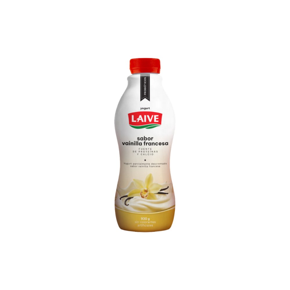 YOGURT PROBIOTICO LAIVE SABOR VAINILLA BOT 946ML / 930ML