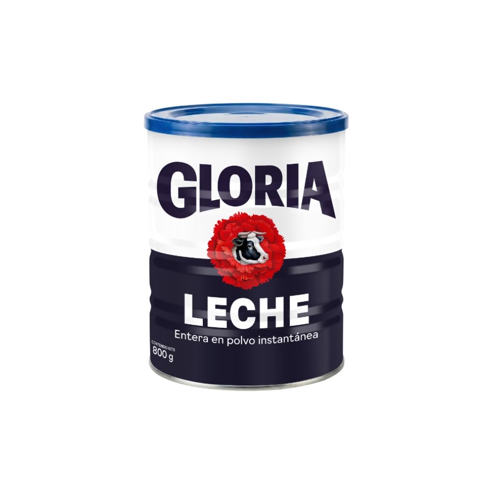LECHE ENTERA EN POLVO GLORIA LATA X 800G