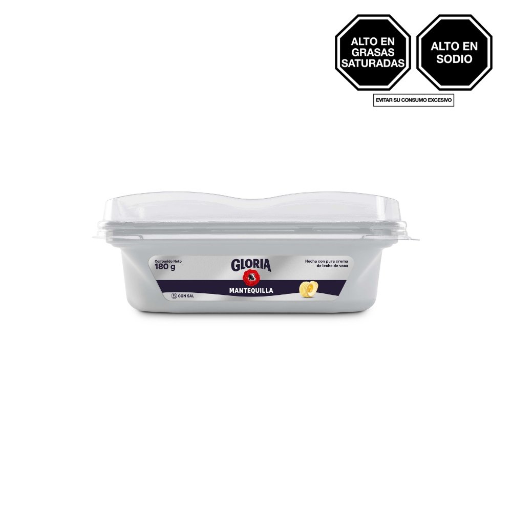 MANTEQUILLA CON SAL GLORIA POTE X 180GR