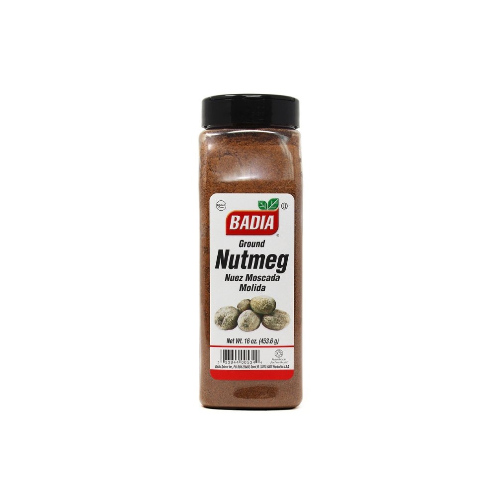 NUEZ MOSCADA MOLIDA BADIA X 453.60 GR