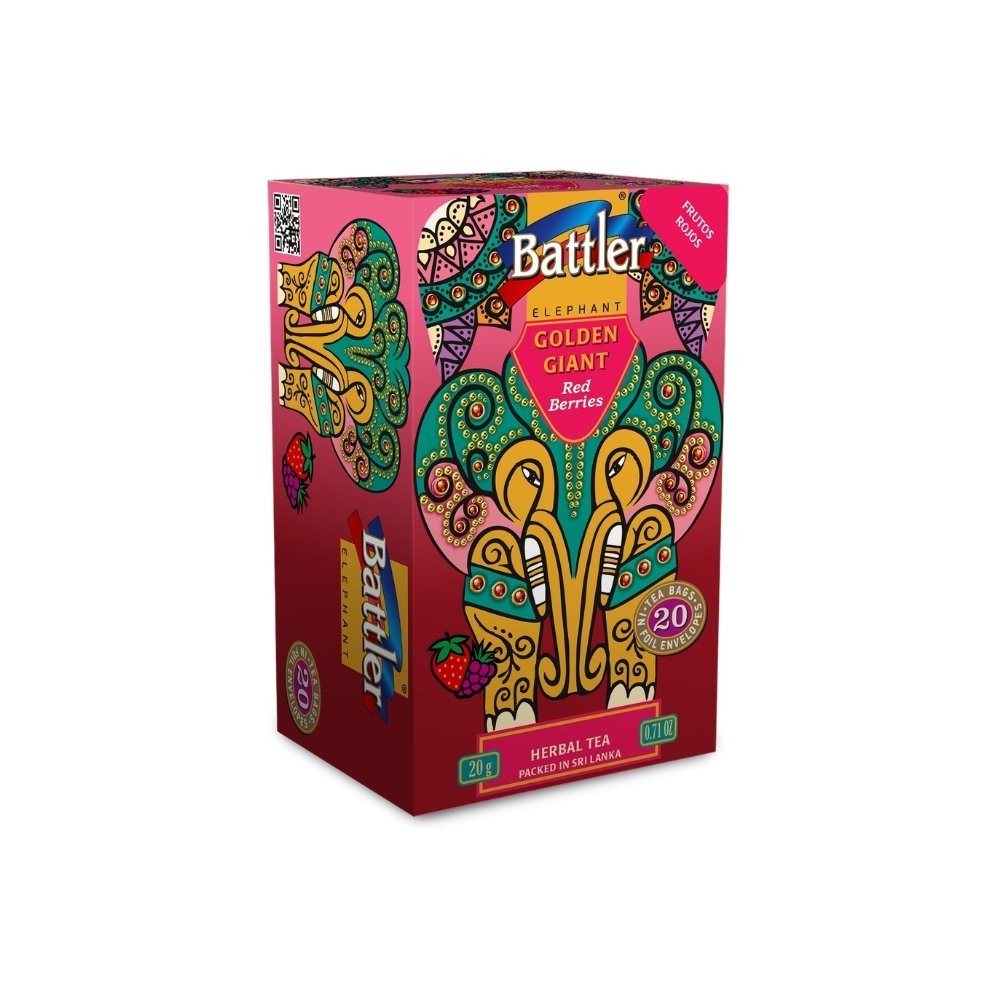 INFUSION FRUTOS ROJOS BATTLER CAJA X 20 SOBRES