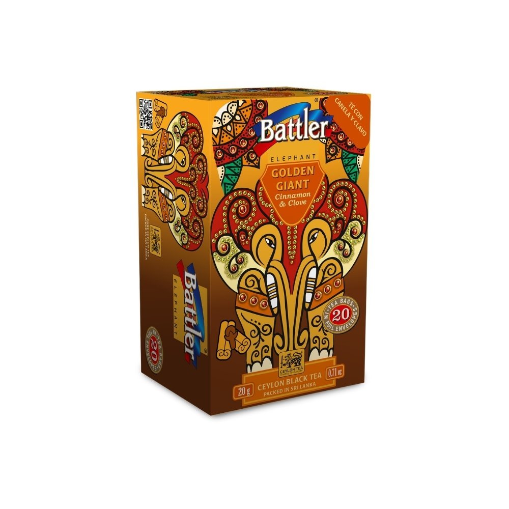 TE CANELA Y CLAVO BATTLER CAJA X 20 SOBRES