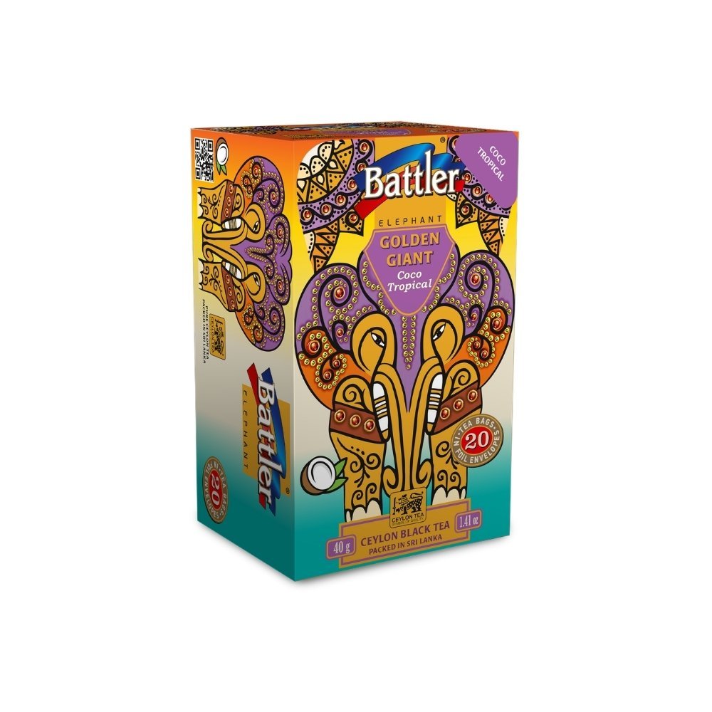 TE DE COCO TROPICAL BATTLER CAJA X 20 SOBRES