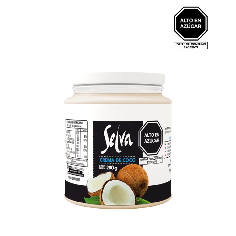 CREMA DE COCO SELVA FRASCO X 280GR