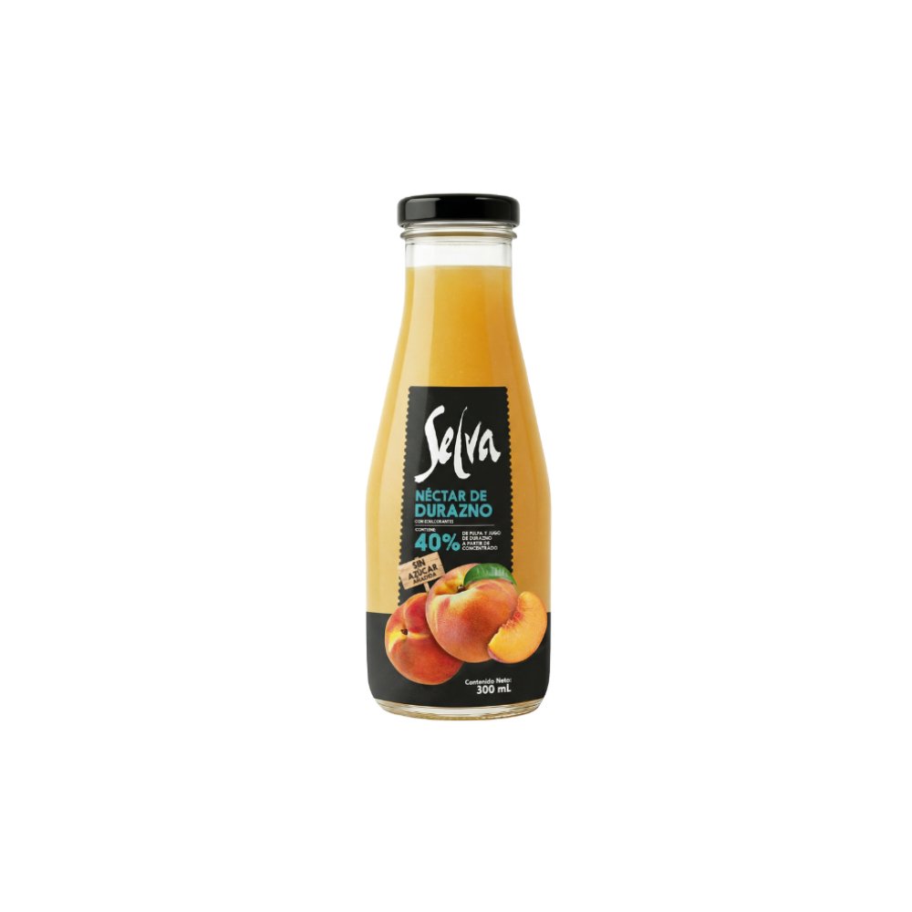 NECTAR DURAZNO SELVA BOT VIDRIO 300ML