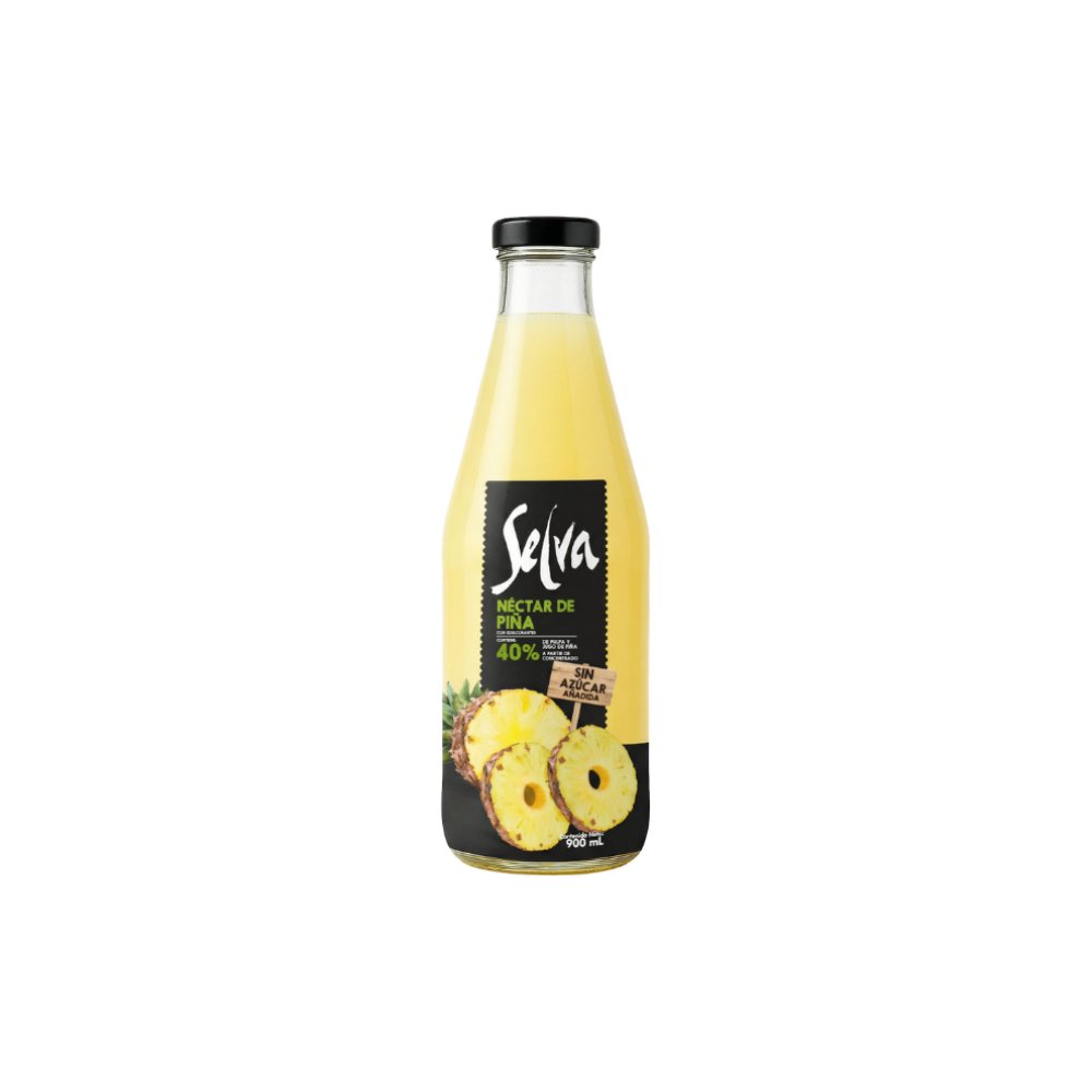 NECTAR PIÑA SELVA BOT VIDRIO 900ML