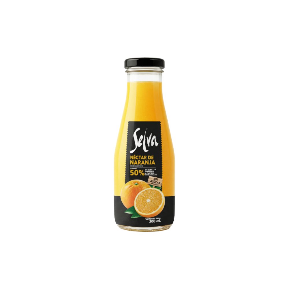 NÉCTAR SELVA NARANJA BOT. VIDRIO X 300ML